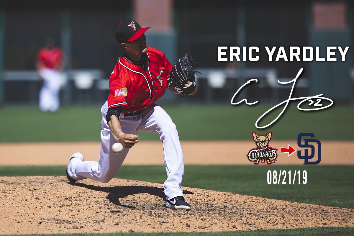 🚨CALL-UP🚨

Pitcher <a href="/eyards29/">Eric Yardley</a> is headed to #TheShow!! 

From undrafted to Independent Ball and now to the <a href="/Padres/">San Diego Padres</a>!

Congratulations Yardley and best of luck!!