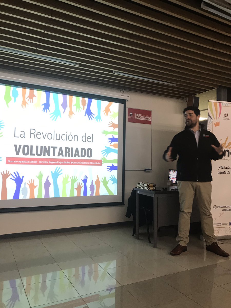 HugoMoragaf's tweet image. En el lanzamiento del proyecto #ideaunab #liderazgounab por el desarrollo social @InjuvBio_Bio