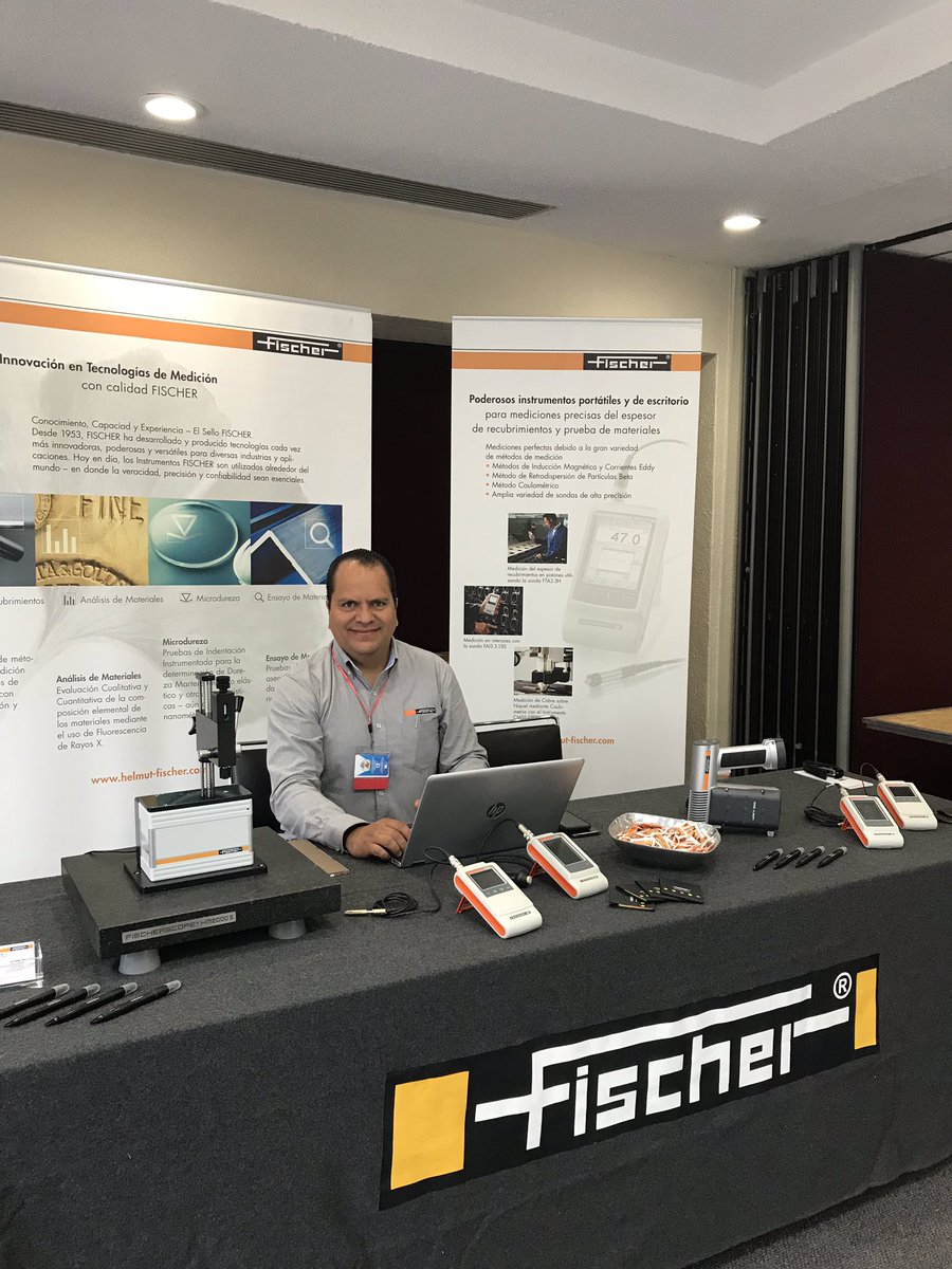 HelmutFischerMx's tweet image. Helmut Fischer presente en la Conferencia Mexicana de Pruebas No Destructivas 2019 en CDMX, compartiendo nuestra experiencia en microdureza de materiales y pruebas de adhesión. 
Tecnología hecha en Alemania, soluciones aplicadas en México. 

#MeasuringMadeEasy #PND2019