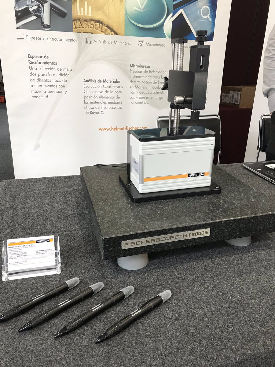 HelmutFischerMx's tweet image. Helmut Fischer presente en la Conferencia Mexicana de Pruebas No Destructivas 2019 en CDMX, compartiendo nuestra experiencia en microdureza de materiales y pruebas de adhesión. 
Tecnología hecha en Alemania, soluciones aplicadas en México. 

#MeasuringMadeEasy #PND2019