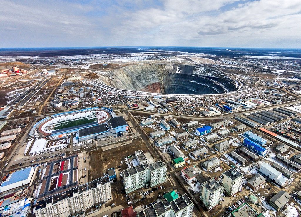 Mirny Abandoned Diamond Mines Diamond Mine Mir 2025