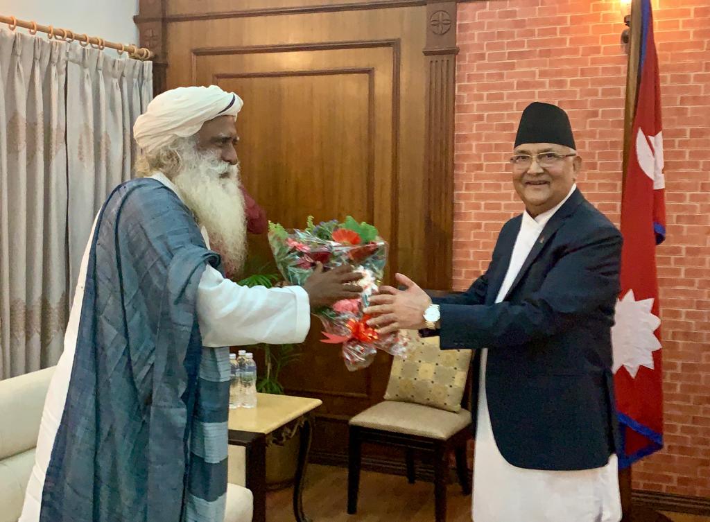 The land of natural beauty &amp; devotion - Nepal embodies &amp; reminds the deepest human longing for liberation. Heartening to see this wonderful nation taking strides in health, education &amp; ecological development while strengthening its deep-rooted spiritual ethos. -Sg <a href="/PM_Nepal/">PM Nepal</a>