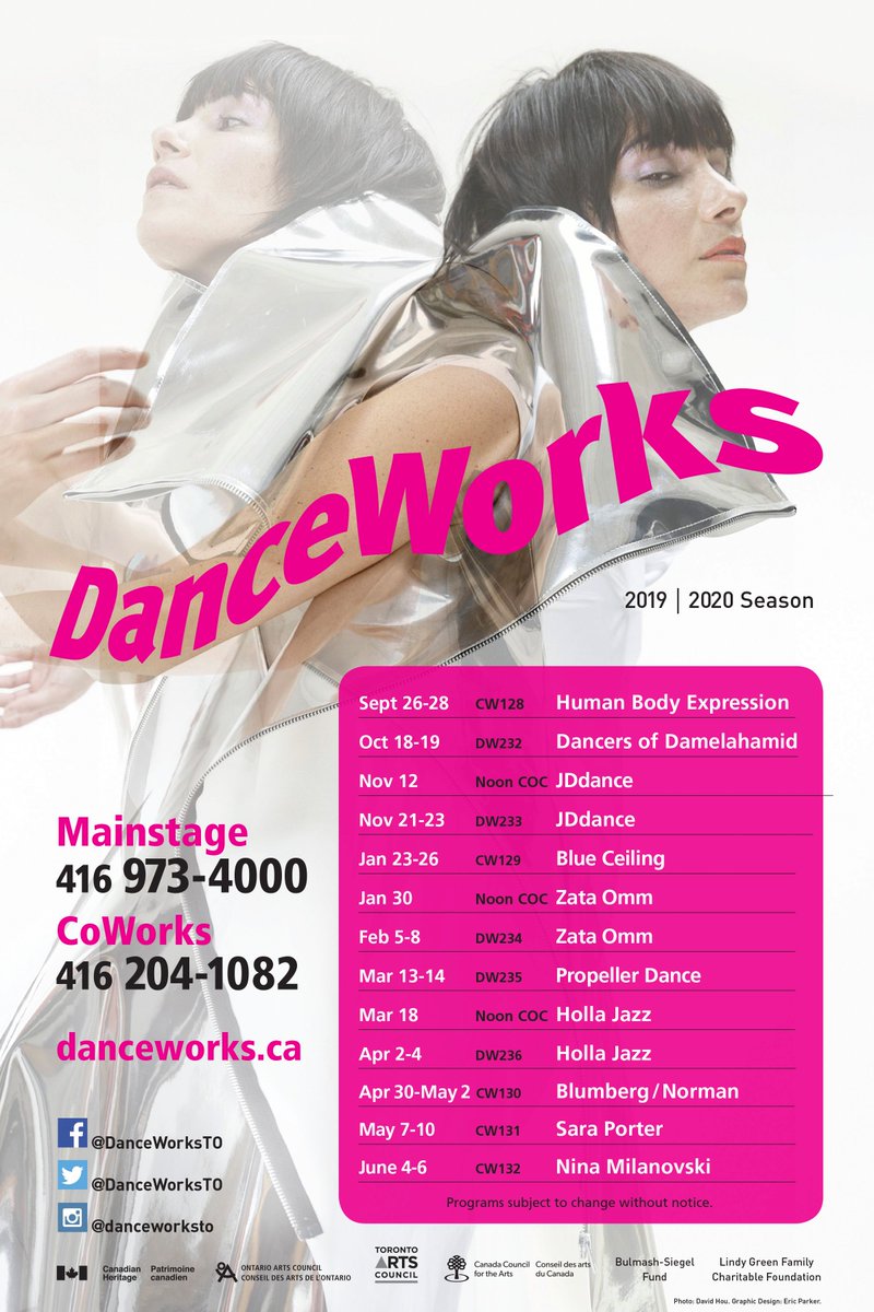 DanceWorksTO's tweet image. Counting down to the 2019/20 season...
#DanceWorskTO
#CoWorksTO
#danceTO