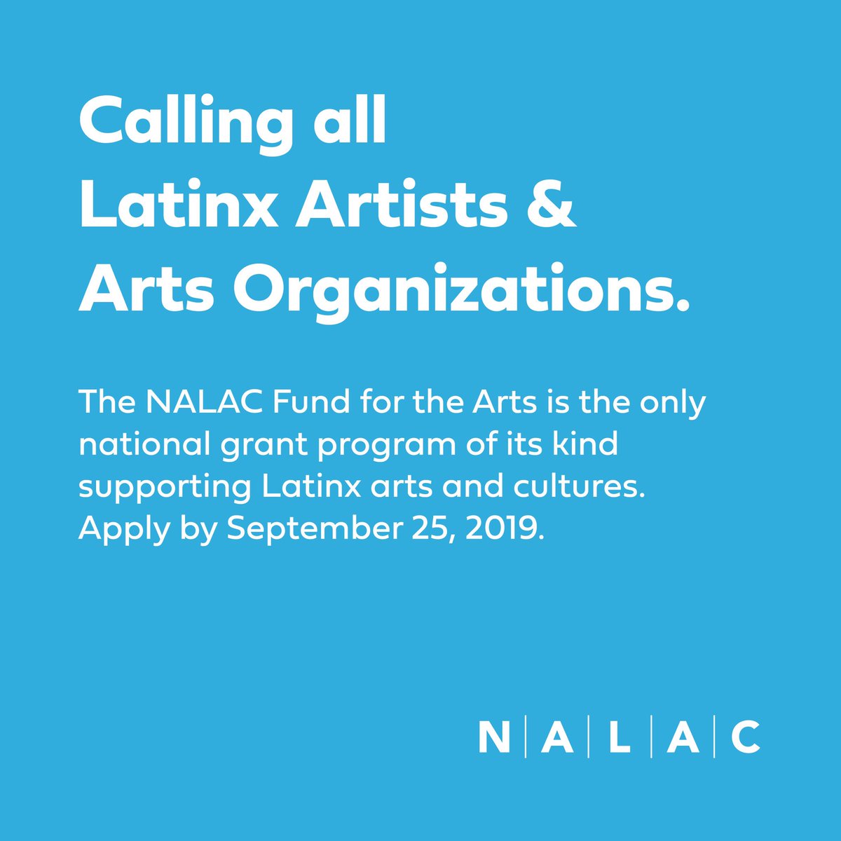 Have a project taking place in 2020? We have a grant opportunity for you. #latinxart #latinoart #latinaart #artsfunding #artsgrants