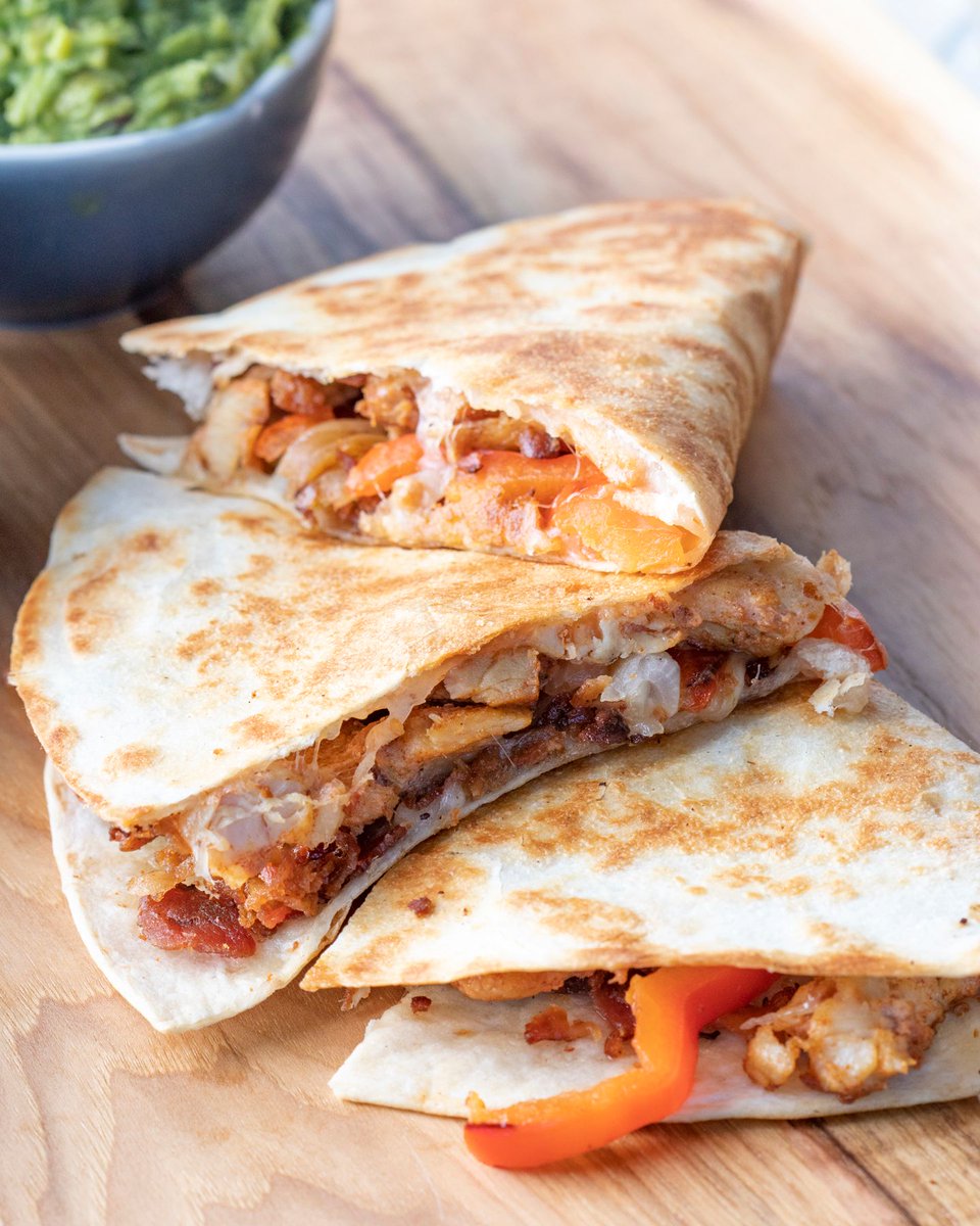Make it your own today with a delicious TL Quesadilla, stuffed with jack cheese, grilled onion and peppers, pico, and served with a side of salsa roja. Pick your protein: grilled or fried chicken, pork, shrimp, steak, grass-fed ground beef, or beyond meat™ plant protein.