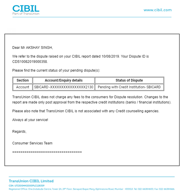 Akki_Sing_h's tweet image. @SBICard_Connect @TheOfficialSBI Recently I got to know that mistakes made by SBI card system over 2 years back has impacted my CIBIL score. Customer support is not helping in removing incorrect records from my CIBIL #Worst_Customer_Support #Quit_SBI Snip below for more details.