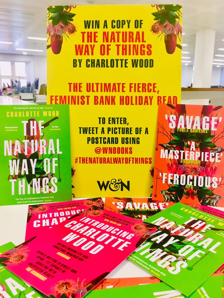 MrFeditor's tweet photo. ‘Savage’ Paula Hawkins
‘Unforgettable’ Liane Moriarty
‘A masterpiece’ Guardian

Introducing @HachetteUK colleagues to the GENIUS that is #CharlotteWood. 
Competition not open to the public, but if you’re curious (and you should be) > https://t.co/L8B91PWIkO
#TheNaturalWayOfThings https://t.co/WvHuanhCd5