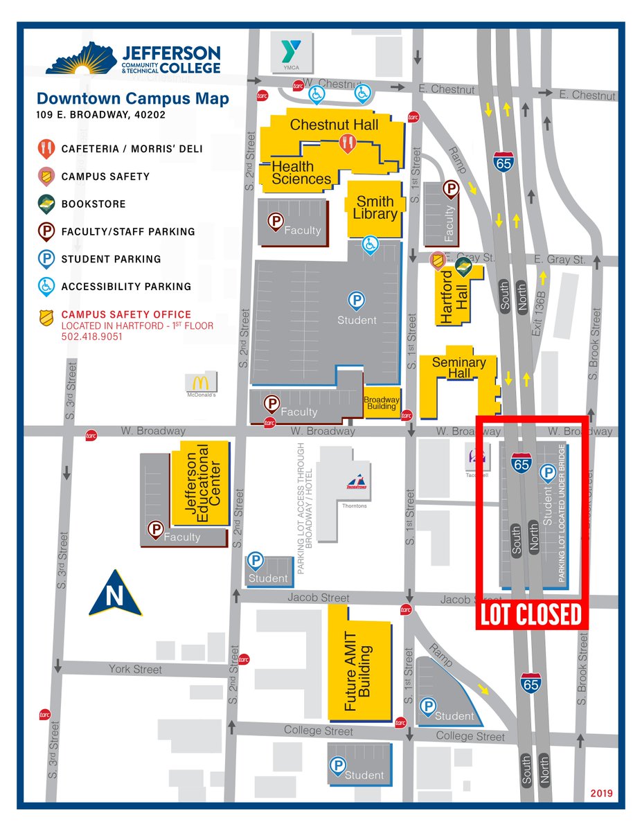 Jefferson Community College Map Jefferson Jctc On Twitter: "No Other Parking Areas Will Be Affected Based  On The Information Lmpd Has Provided The College At This Time. Lmpd Also  Informed Us That A Portion Of Broadway