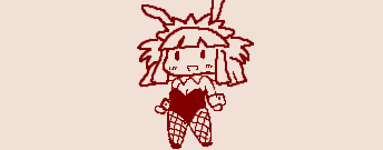 手書きボンバーガール 