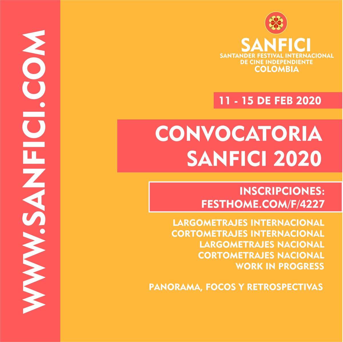 Abierta la Convocatoria para el 2020.
#SomosSanfici