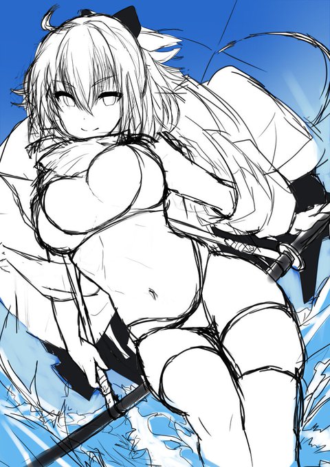 沖田さん実装おめでとう✨
私もイラスト早く仕上げないと 