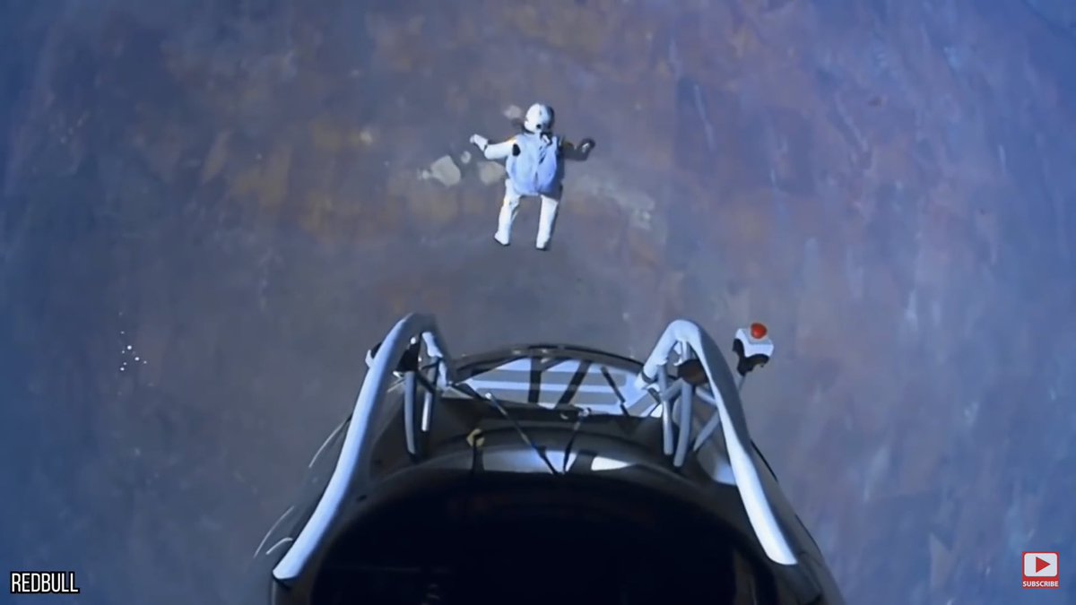 JacobDBerglund's tweet photo. YouTube is basically telling us jumping out of the stratosphere is okay but doing some flips over a couple of three story buildings is too dangerous. It’s like saying robots fighting each other is animal abuse. Oh wait you already do think that. @YTCreators #talktostorror https://t.co/un0gAtpHmi