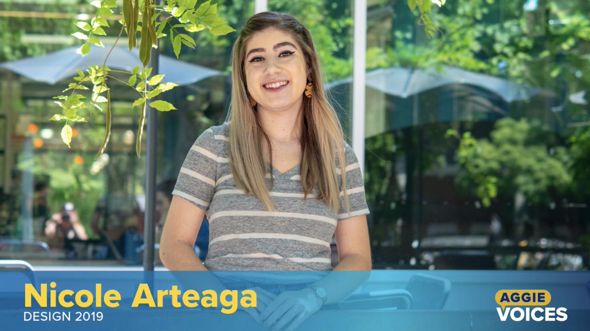 “You kind of just have to tell your parents ‘trust me, I swear it will work out’” Read Nicole’s story in the Aggie Voices feature. 
studentlife.ucdavis.edu/news/aggie-voi…

You can be featured too. Get your story out there — click the link below.
forms.gle/WfCz2RArRKhP6X…