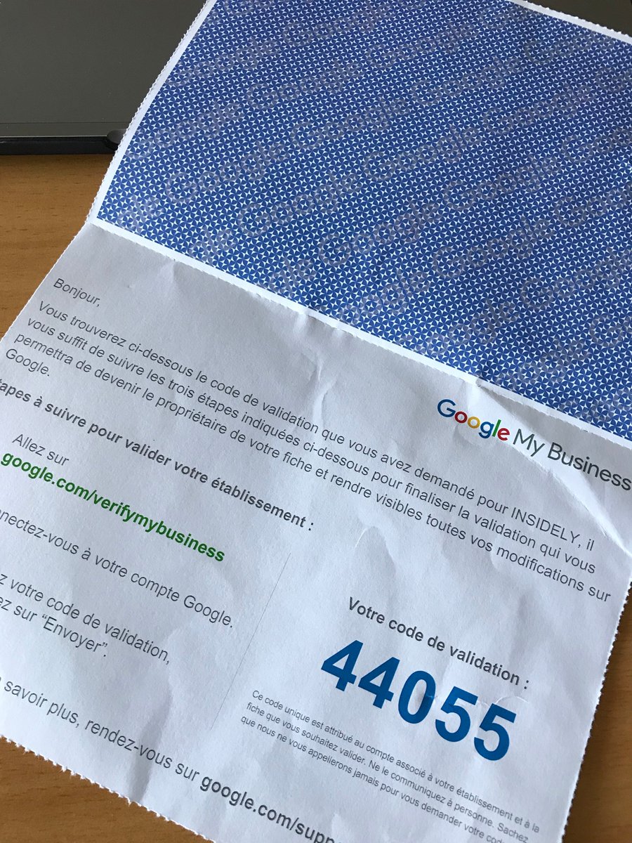 Thank you @Googlemybusiness Now Insidely is validated by #Google 🙂 #Consecration 😉 #StartupLife #Startup