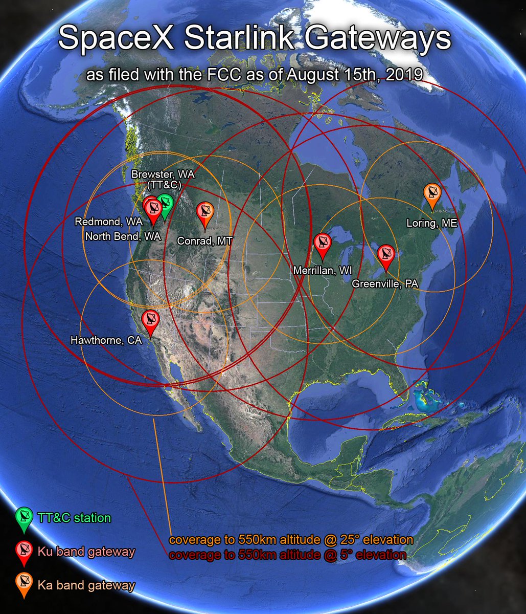 Spacex Starlink Map