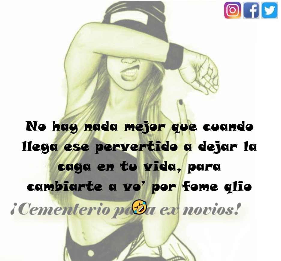 CementerioN's tweet photo. 💁🏻‍♀️😂
#Cementerioparaexnovios #influencer #instachile #instagram #likes4like #like4follow #instaconce #instasantiago #likeforlikes #instavalpo #instafans #instaseguidores #chilena #frases #instachile_m #chilena #hombres #pervertido #christiangray https://t.co/m9RVIiw3eS