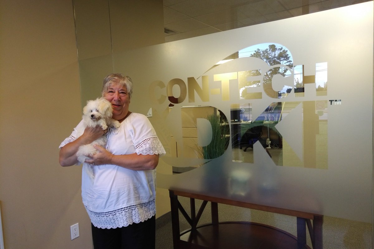 DKIConTech's tweet photo. Con-Tech DKI is excited to welcome a new member, Mia the puppy! πΆ
#ConTechDKI #DKI #FirstDay #Puppy https://t.co/fJyzcmwfTU