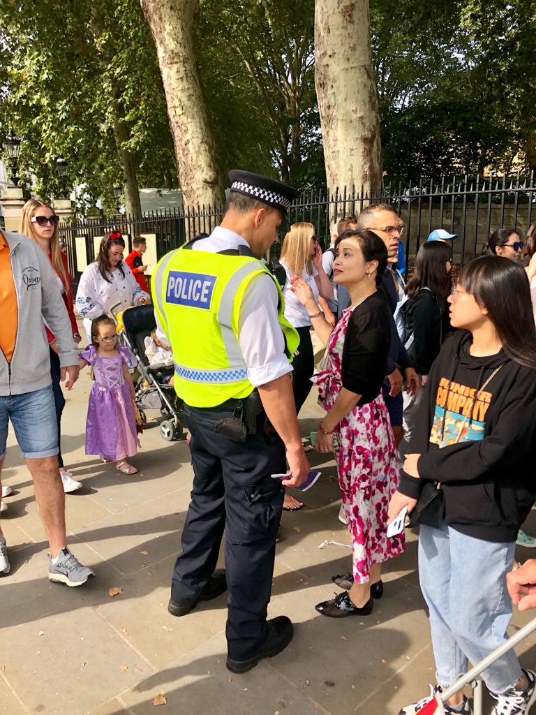 MPSWestminster's tweet photo. #ProjectServator team have been out working with specially trained officers to disrupt, deter &amp; detect a range of criminality across our events &amp; iconic sites. Working with security teams &amp; the public to keep London safe.  #ActionCountersTerrrorism @ArmyInLondon @ukhomeoffice https://t.co/p5D7FJATX5