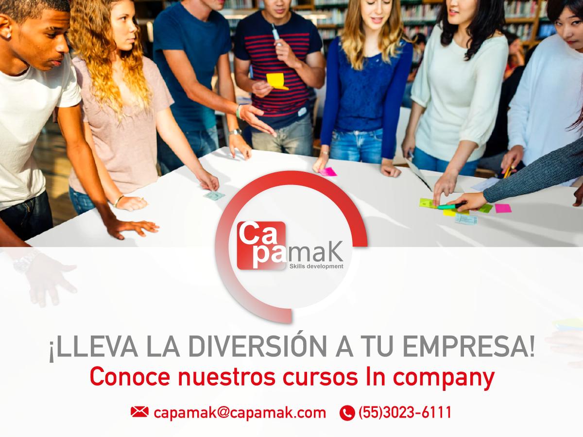 Capamak_of's tweet photo. Capamak personaliza el curso en relación a los objetivos y necesidades de cada compañía.
Comunícate con nosotros y conoce más sobre nuestros talleres👉https://t.co/RtexfgWKIn
#Capacitación #Talleres #Risoterapia #Ventas #Liderazgo #Diversión #Training
#Coaching #Cursos #InCompany https://t.co/is8m16C1Q4