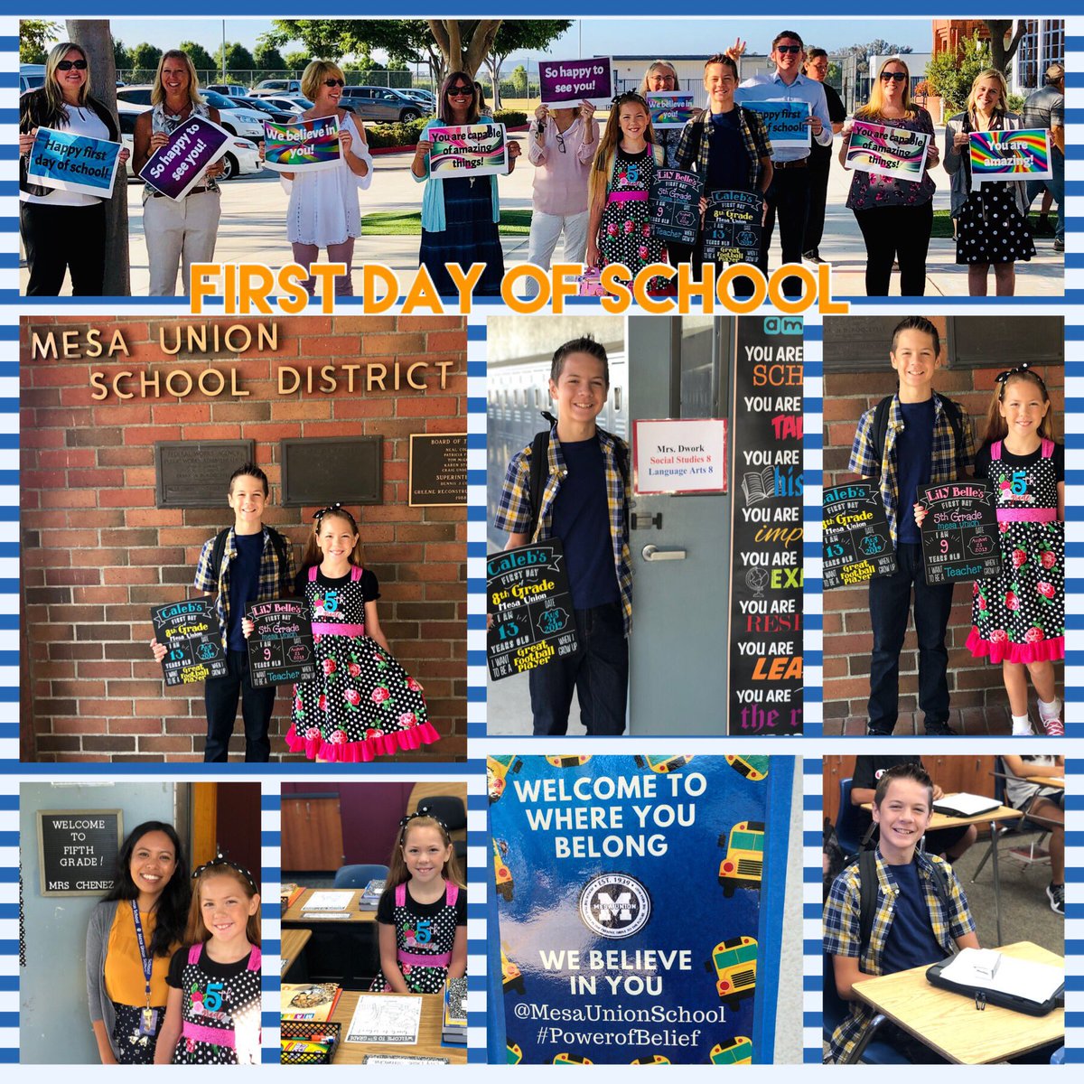 TAMMYSTREMCHA's tweet photo. Happy 1st Day of School 🏫 @MesaUnionSchool. It’s been a tuff morning for me.. This is their LAST first day of school together 😭 As we enter our 9th school year at Mesa, I feel so lucky and blessed to be apart of this amazing community ❤️ #MesaMoments #1stdayofschool #ALLIN https://t.co/f5qknIBxdt