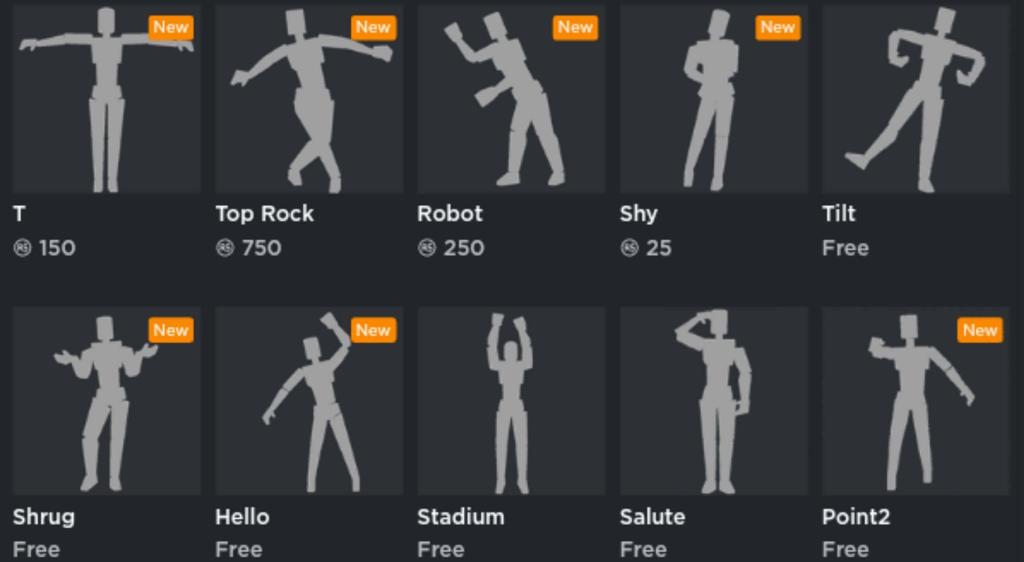 ALL ROBLOX EMOTES (2019) 