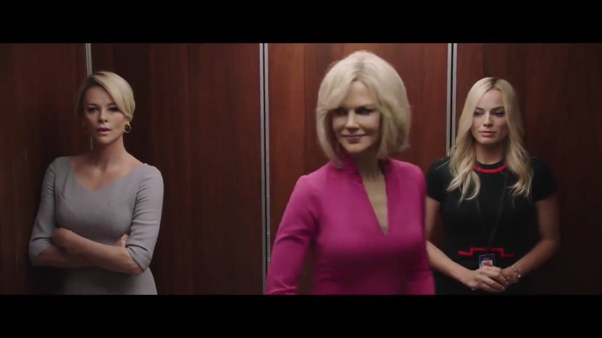tweetdeguerre's tweet photo. #BombshellMovie has successfully unlocked the three white women necessary to get me this excited about an elevator since Solange’s foot https://t.co/w8HwzwcSVc