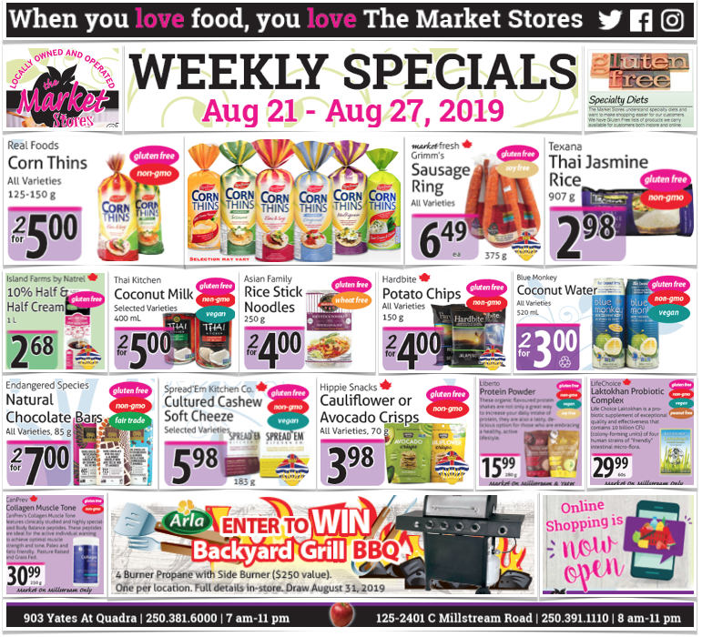 2/$5 Real Foods Corn Thins bit.ly/25hAeYA Recipes galore! cornthins.com.au/en-ca/healthy-… <a href="/themarketstores/">The Market Stores</a> <a href="/GrimmsFoods/">Grimm's Fine Foods</a> @shoplocalyyj @_islandgood #cornthins #organic #nongmo #glutenfree #celiac #yyj #downtown #millstream #orderonline