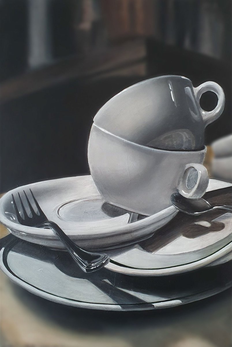 derdiedaselli's tweet photo. #nachtisch #leinwand #acryl #gemälde #mariaheimsuchung #ausstellung #acrylicpainting #art #kunst #vernissage #acrylicart #wien #vienna #café #stillleben #stilllife #hawelka #caféhawelka https://t.co/zhQtB32eRV