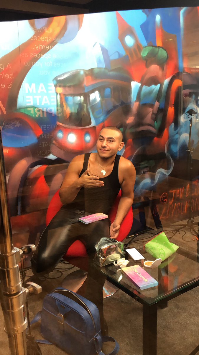 Another day at #StreamingAtCF! Today we host the wonderful @itsMinaGerges in our studio! Come join us on Level 2. Meet you there.