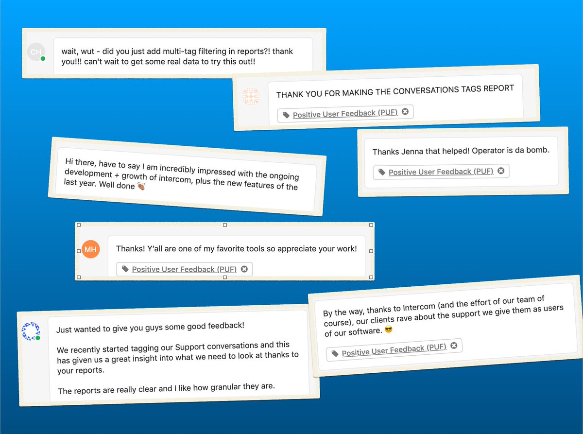destraynor's tweet photo. Whenever I need a smile I read our changelog[1] and then our Positive User Feedback tag and it never fails to make me happy. 

[1] https://t.co/T8AkJMon03 https://t.co/M9YJdQ6GAt