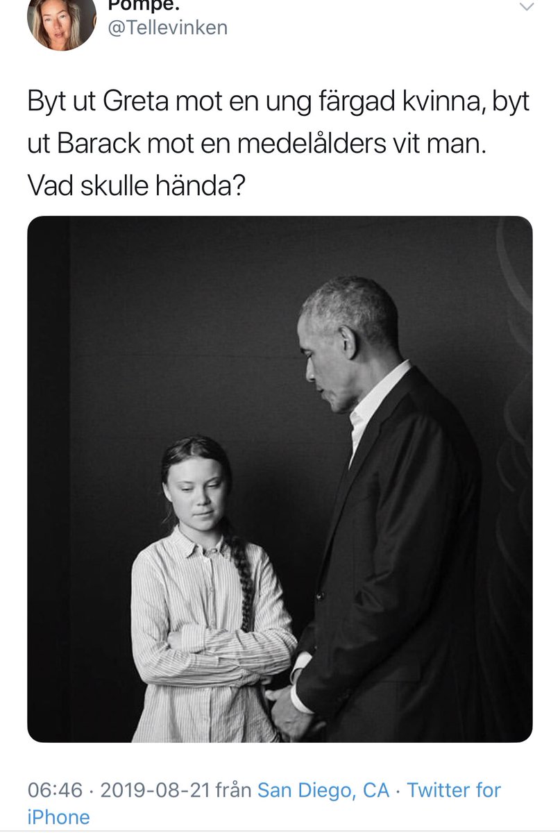 inuit_inuti's tweet photo. Byt ut Greta mot en Ikea-lasse fylld med varm rönnbärsgele, byt ut Barack mot en 1:10-modell av Operahuset i Sydney byggd av finn-crisp. Vad skulle hända!? VAD?!?!!!?!🤪 https://t.co/bC7TyLiSpf