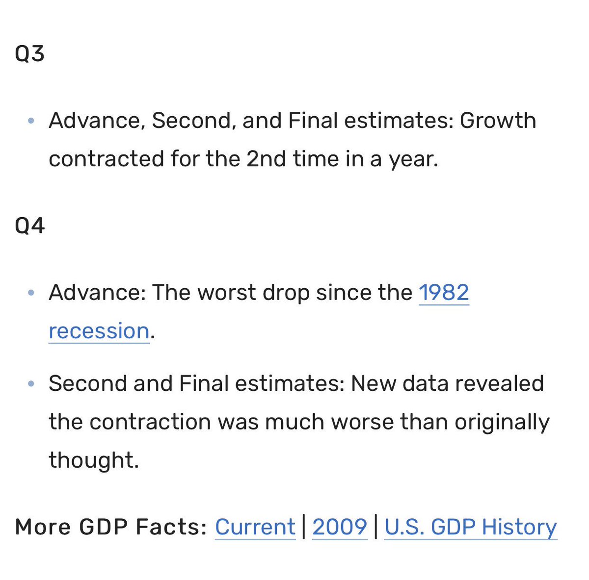 gamesblazer06's tweet photo. @GS_CapSF @econhedge @MikaelSarwe @DiMartinoBooth @RaoulGMI @agaryshilling @EconguyRosie @TaviCosta @LukeGromen @jessefelder 1Q08 Real GDP Estimate Revisions.. 
$TLT interesting possible analog &amp; a reminder that the bond markets get it right w inversions. $XLF $SPY $KRE 

https://t.co/FNg499E5il https://t.co/semCovoaxL