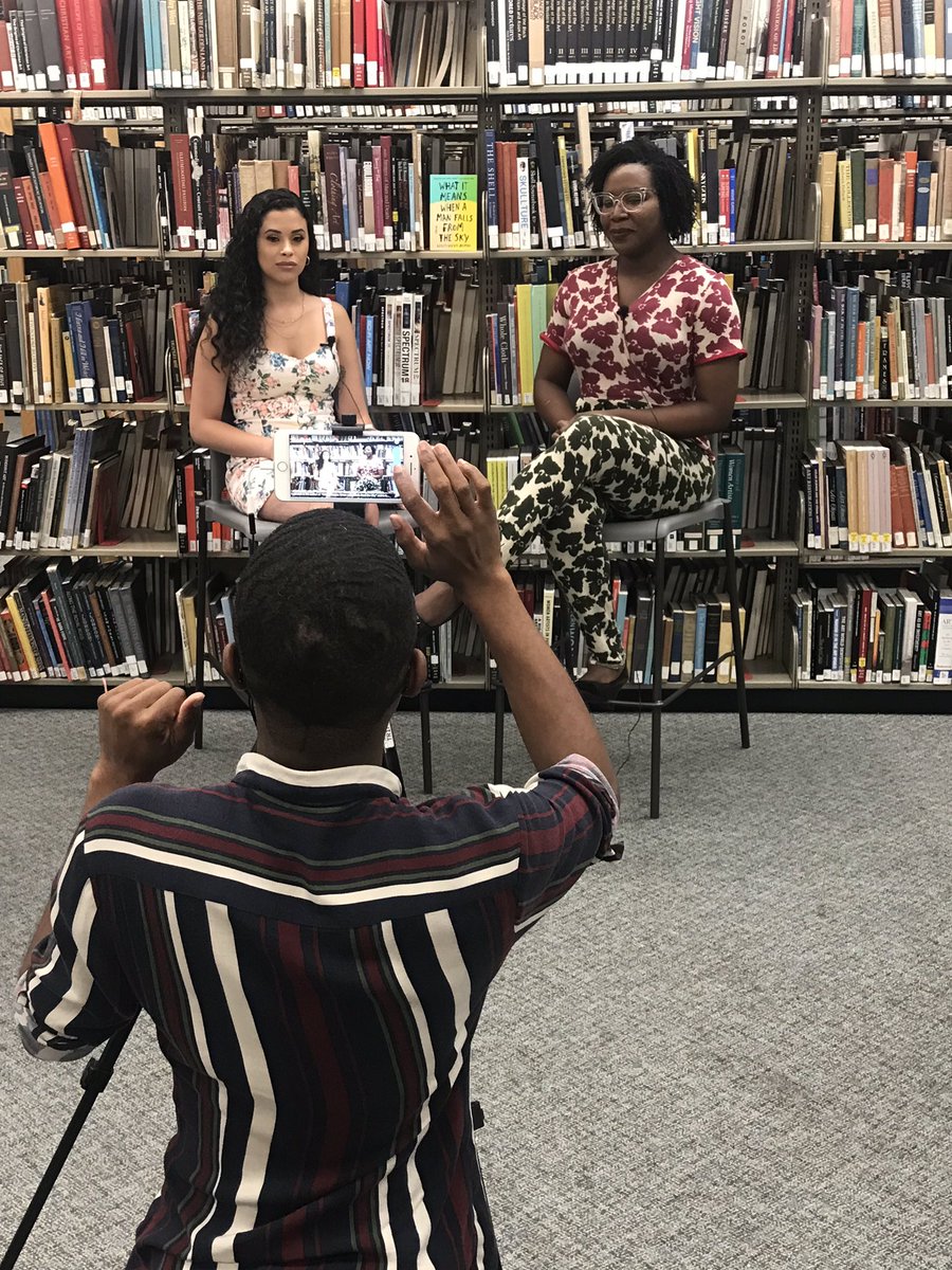 FITLibrary's tweet photo. Author interview today with FIT Common Reads author Lesley Nneka Arimah! #fitnyc #fitlibrary https://t.co/wCytT96oFm