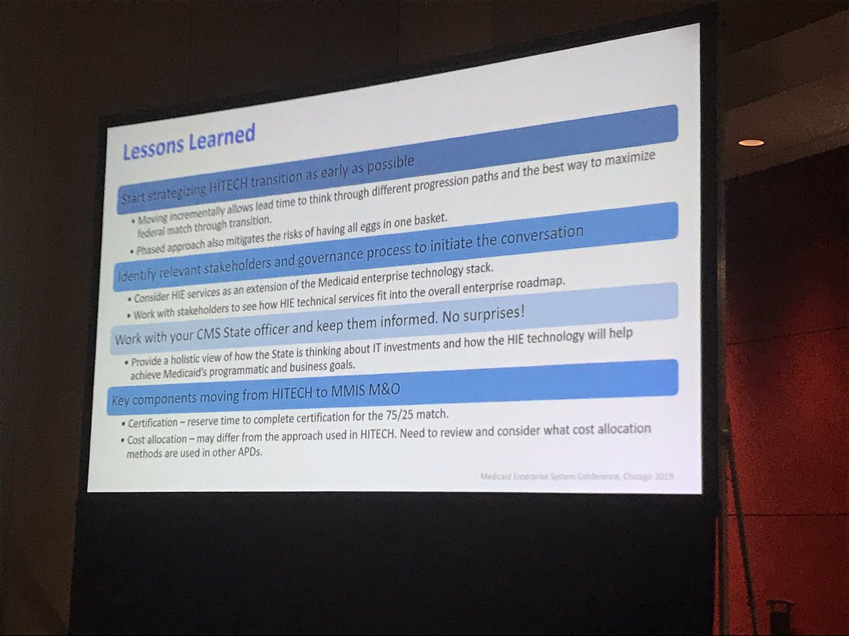 Michy1222's tweet photo. Happening now! Lessons learned from @A_INQ’s work helping @CRISPhealth achieve financial sustainability. #MESC2019 #MedicaidMatters https://t.co/W0ZSRr0Xp5