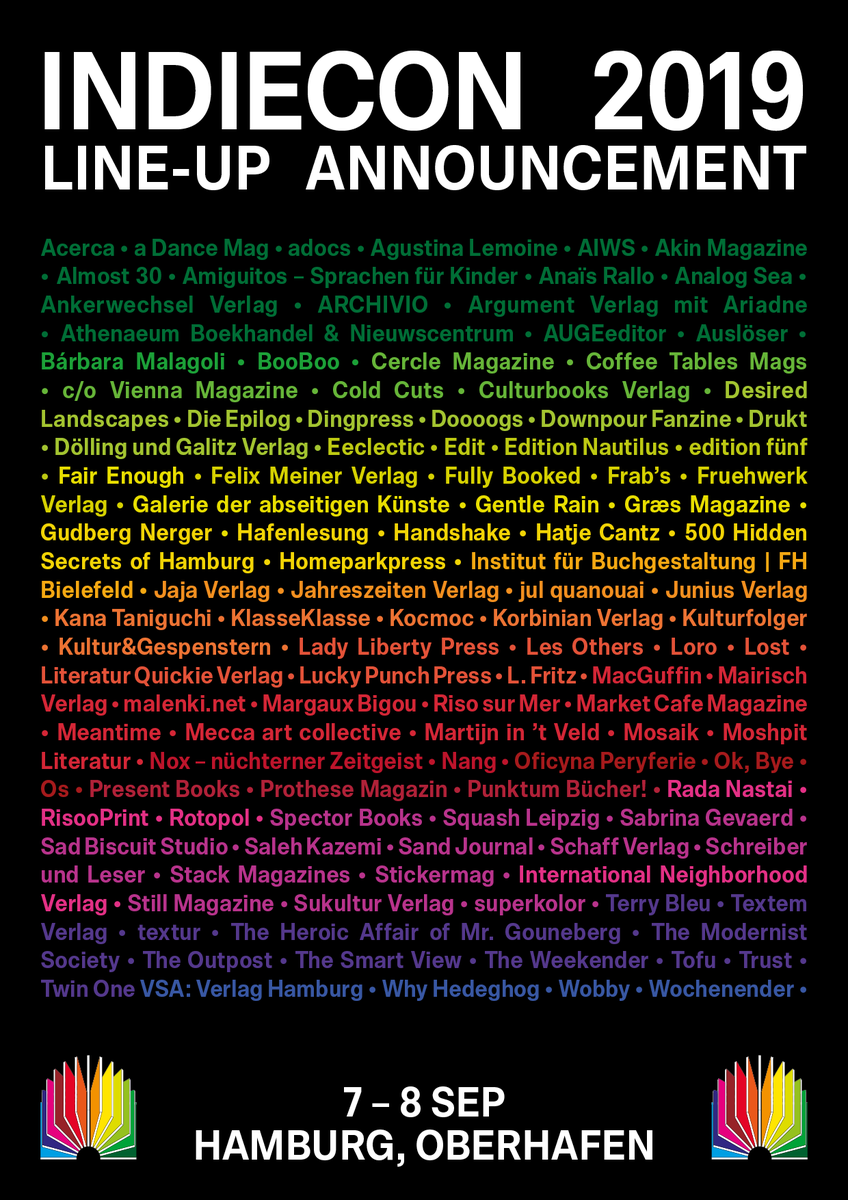 Boooom!💥 The #Indiecon2019 Line-Up.