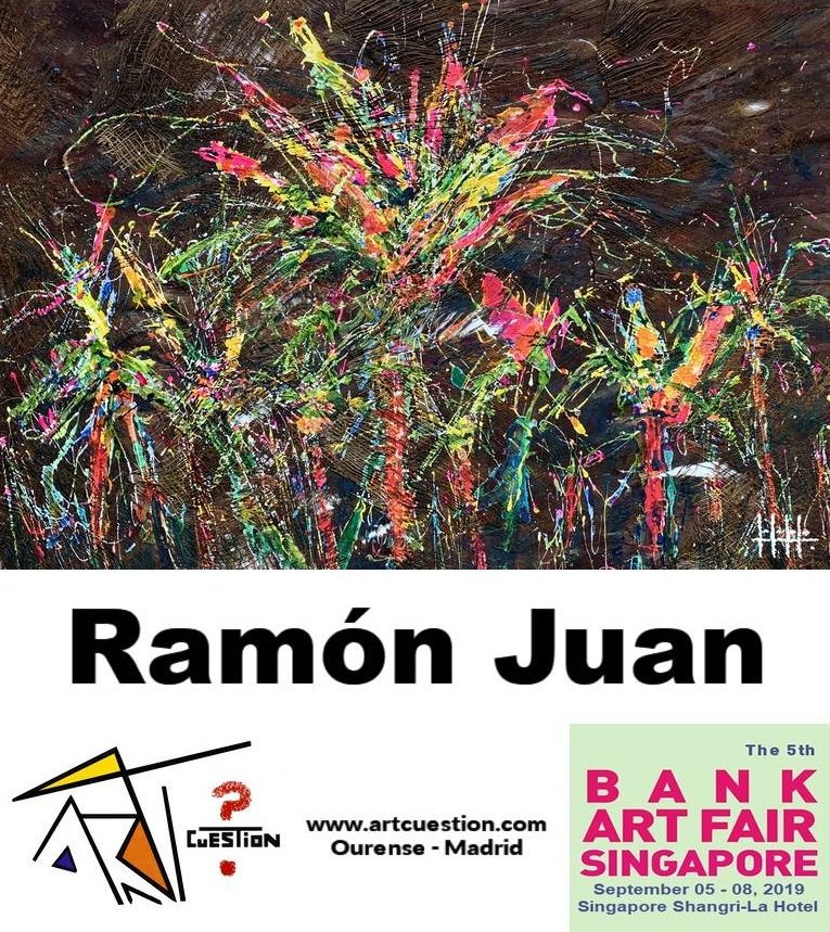 ramonjuanJR's tweet photo. Works by Ramón Juan in Singapore, presented by @ArtCuestion 

#RamonJuan exhibits his works at the Bank Art Fair 
Singapore, from September 5th to 8th.

https://t.co/196WlVYJAl https://t.co/GEGgJTlOLt