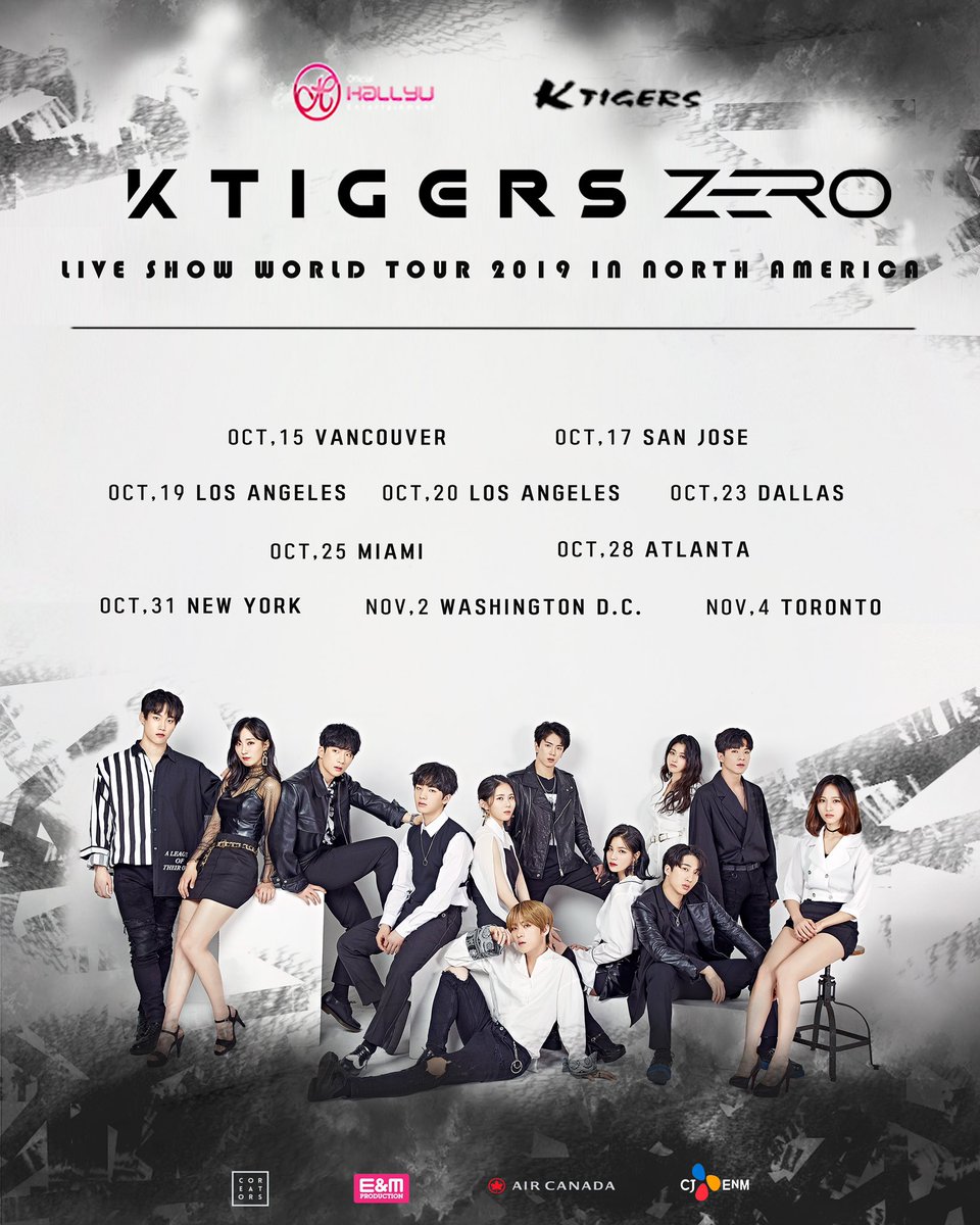 coreators's tweet photo. An amazing honour for us to work with K-Tigers Zero on their first tour. Follow us for future updates!
#KTigersZero #KTigers #OfficialHallyu #EMProduction #Coreators #kpop #kpopconcert #taekwondo #KTIGERSZEROinNA https://t.co/Hzz9Gi5Lnm