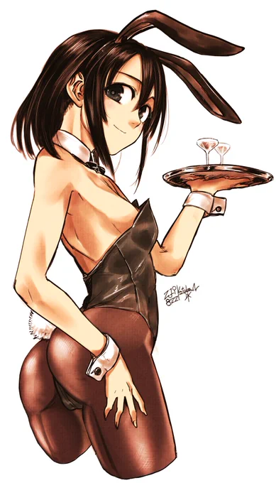 まだ寝てないからセーフと言い張る… #バニーの日 
