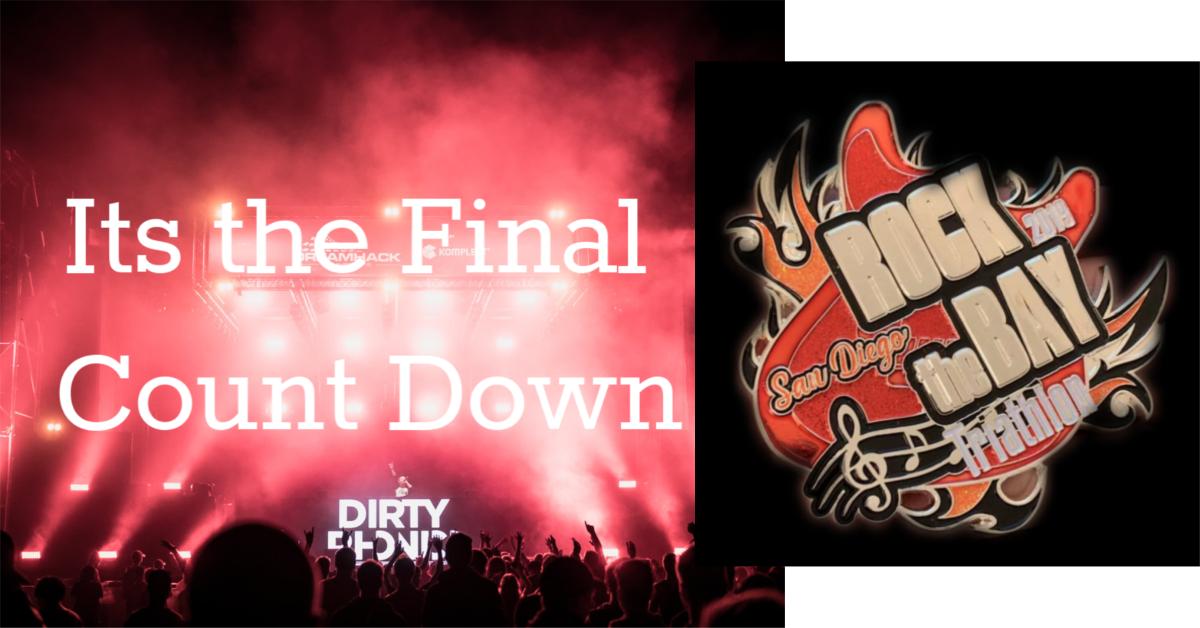 It's the Final Countdown to Rock the Bay Triathlon  - 10% Off &amp; Last Chance To Save Before Final Price Increase  - Click on link below for more information conta.cc/31V4vjL