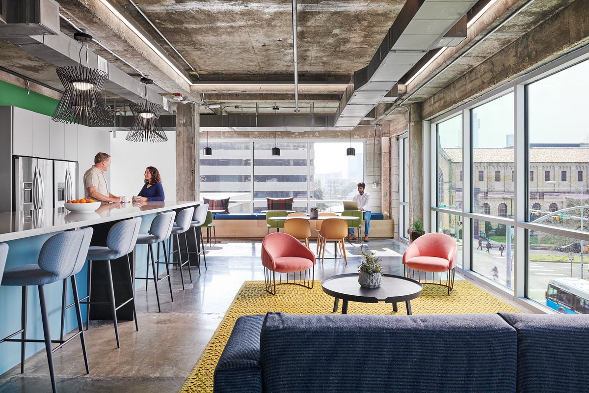 theburtgroup's tweet photo. #TBGProjectSpotlight CTA took the 3rd floor at Westview, approximately 13,500 Sq. Ft. of space.  The colors and design on this reflect CTA to the core and we are proud to have been on the team for this one! #oneteam #theburtgroup #tenantinteriors #corporateinteriors https://t.co/1AHMhBJYn2