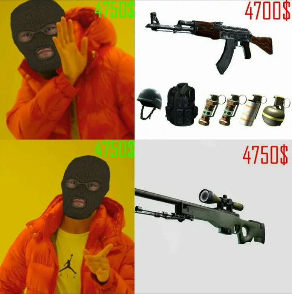 NoirTrading's tweet photo. Team mate - "Okay guy's we're only down two round's we got this just play defensive."

Russian - "NYET CYKA BLYAT IDI NAHUI"

#CSGO https://t.co/oroEdA65jq