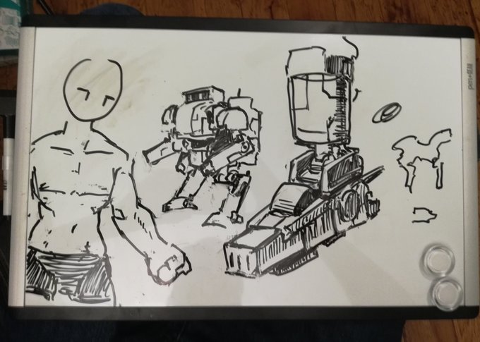 Artist life hack: Invest in a dry-erase board
- super cost effective
- digital-esque line quality
- light weight and portable
- easy to erase mistakes
- perfect for warm-ups
- easily transferrable to digital
- no pressure to finish your drawings
- no bendy pages or waiting for pc 