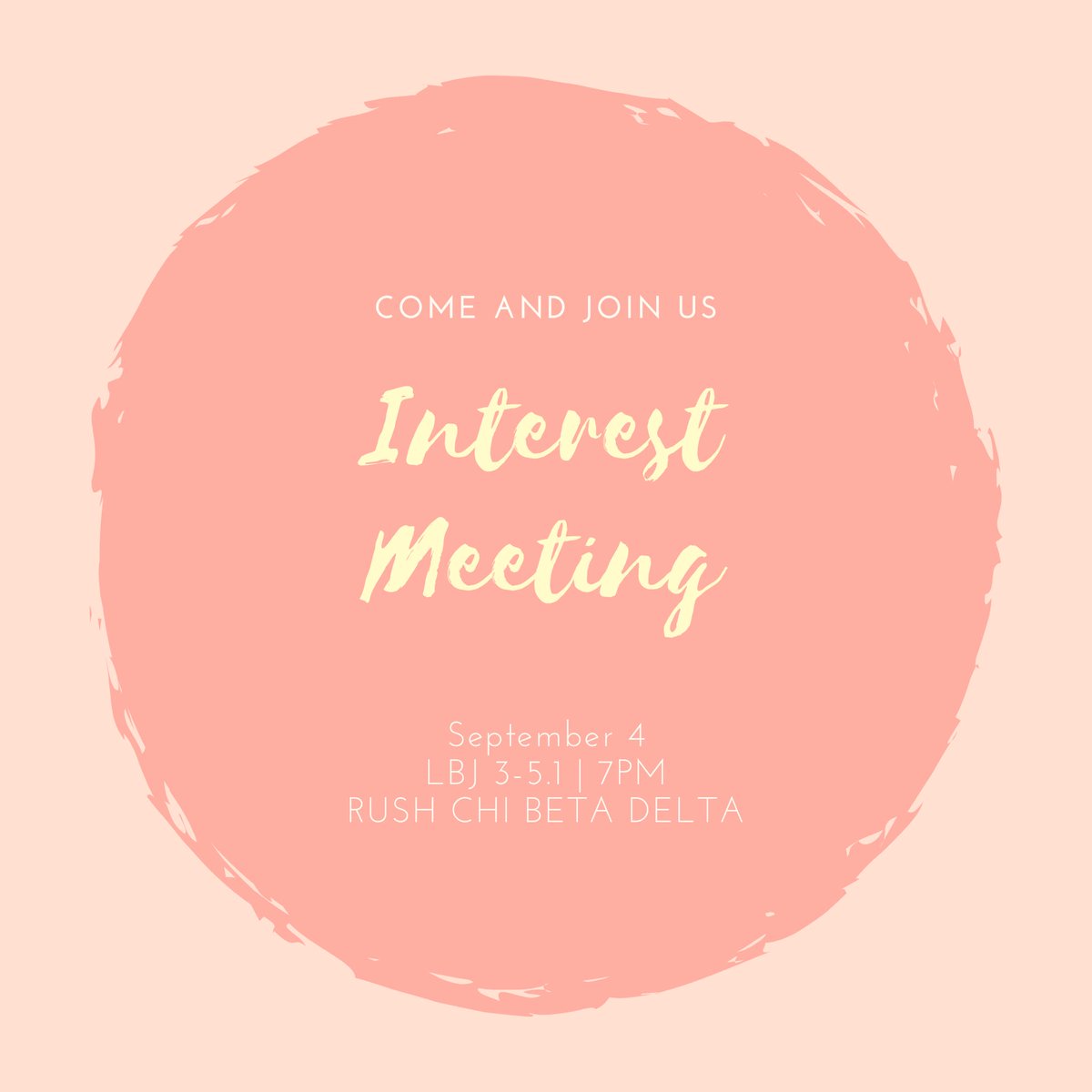 TXST ☆ CHI BETA DELTA tweet media