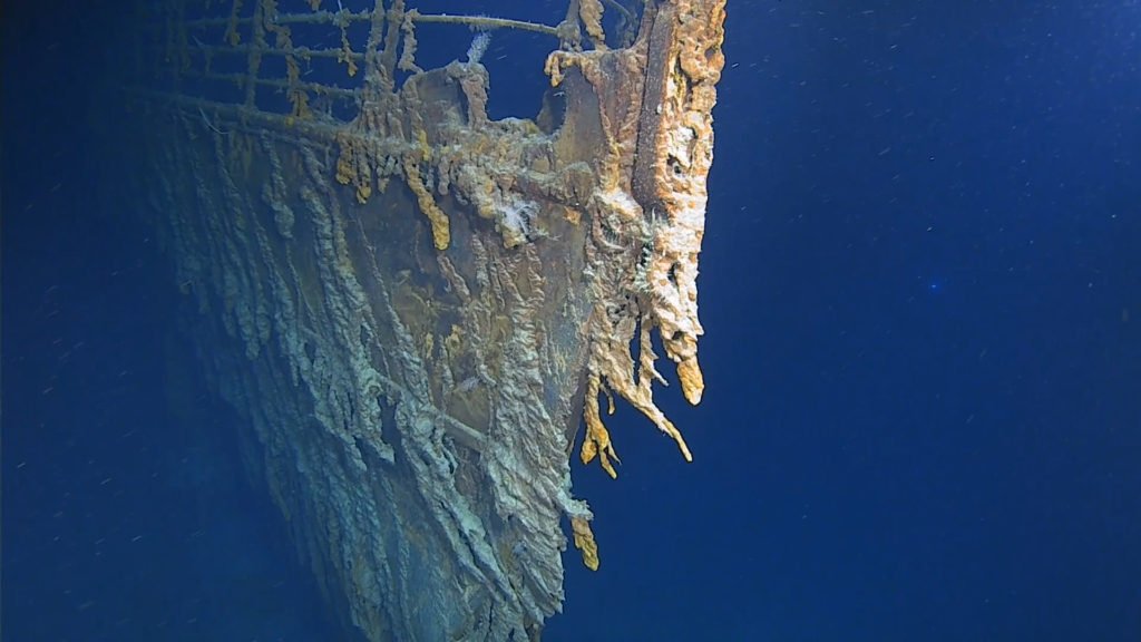 AtlanticProds's tweet photo. Atlantic Productions are pleased to announce they have recorded the first ever 4K images of RMS Titanic for a new Documentary. The images reveal the state of the wreck on the first manned dive for 14 years. #titanic https://t.co/oxuEugs2N6