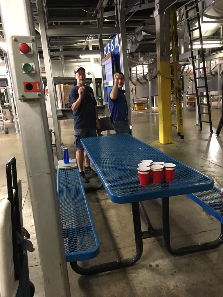 day_lions's tweet photo. #LionsRoar #SafetyFirst #HydrationIsLife #UPSService #LoadStandNation #DOKPong #HydrateBodyAndMind #HydratioStation Friendly competition at the hydration station. #GameTime https://t.co/YNvw7etw7G
