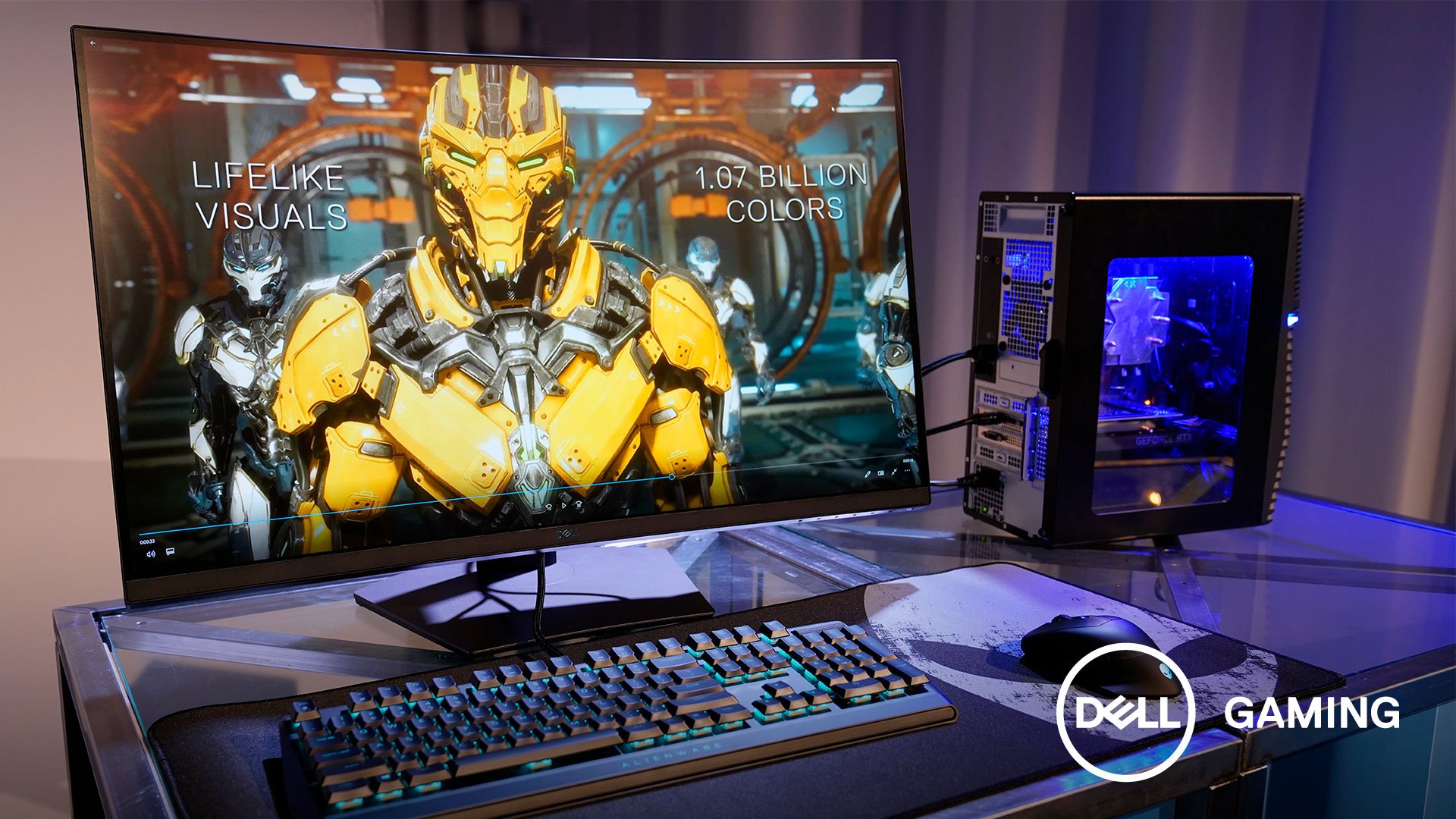 Dell The Dell G5 Gaming Desktop With Easy Upgradeability And Dell 32 Curved Gaming Monitor Are A Match In Gaming Heaven Test Your Skills On Both With Us Here At