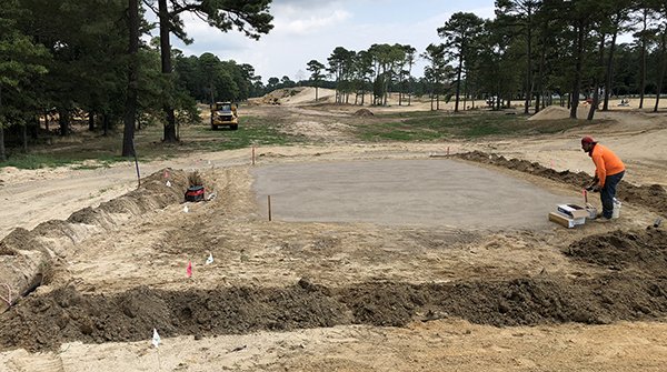 ULNationalGC's tweet photo. The 6 Sherman tee box is being prepped for sod at Union League National #Golf #Club! #GolfCourseRenovation #ULNational https://t.co/9cerMvmniD