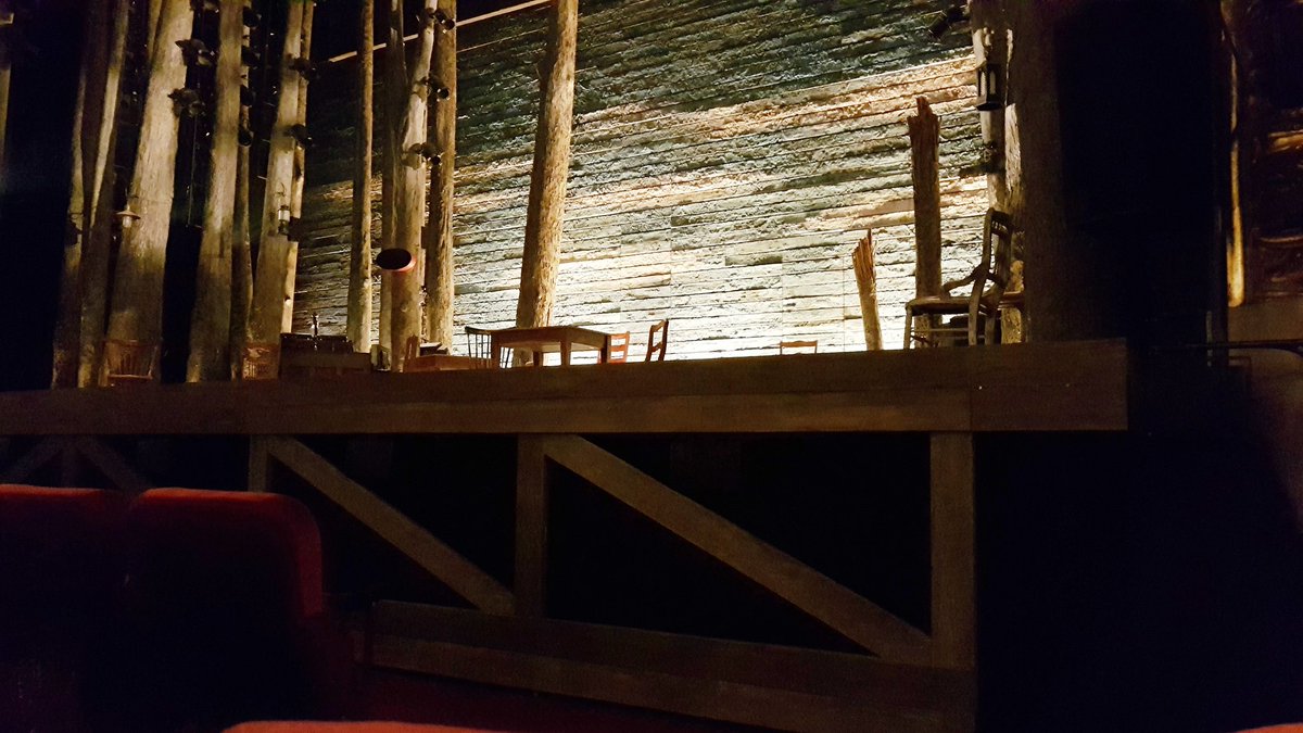 VanArkel_Laura's tweet photo. Yep, I think my mom and I are going to accidentally get spit on #ComeFromAway #spitzone https://t.co/lckigmuRY9