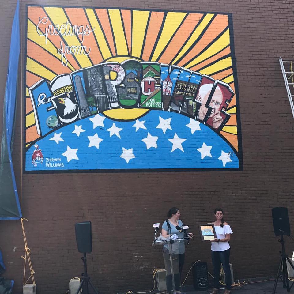 Today is the second  anniversary of the Great American Eclipse. You can still view the 'Eclipseville' mural by our own Amy Peters on the side of the building next to Whistle Stop Donuts in Downtown Hopkinsville. Great job, Amy!