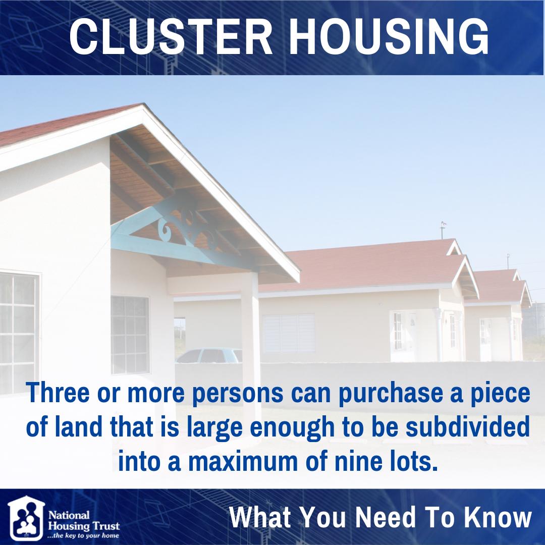 TheNHT's tweet photo. Interested in a Cluster Housing Loan?

Up to 18 contributors can jointly access a loan to purchase and sub-divide a property. For example, if 3 contributors qualify for a House Lot Loan of $2 million each, the maximum loan amount they would receive is $6 Million.

#NHT #Jamaica https://t.co/PKlqbBaVsX